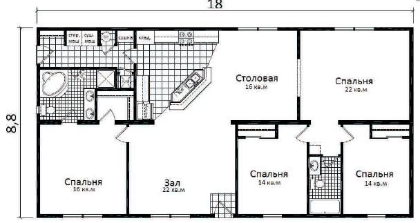 Проекты быстроводводимых недорогих домов по американской технологии